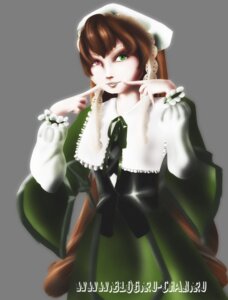 Rating: Safe Score: 0 Tags: 1girl bangs brown_hair dress frills green_dress green_eyes heterochromia image long_sleeves looking_at_viewer red_eyes solo suiseiseki User: admin