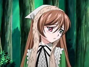 Rating: Safe Score: 0 Tags: 1girl bamboo bamboo_forest black_ribbon brown_hair dress forest frills head_scarf heterochromia image long_hair long_sleeves nature outdoors ribbon solo suiseiseki tree upper_body User: admin