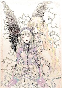 Rating: Safe Score: 0 Tags: 2girls blonde_hair closed_eyes dress flower frills hairband image kirakishou long_hair long_sleeves multiple_girls pair ribbon sleeping suigintou very_long_hair wings yellow_eyes User: admin