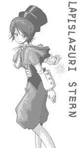 Rating: Safe Score: 0 Tags: 1girl capelet character_name greyscale image long_sleeves looking_at_viewer monochrome short_hair smile solo souseiseki User: admin