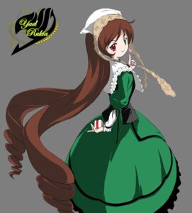 Rating: Safe Score: 0 Tags: 1girl brown_hair dress drill_hair frills green_dress green_eyes hat head_scarf heterochromia image long_hair long_sleeves looking_at_viewer looking_back red_eyes smile solo suiseiseki twin_drills very_long_hair User: admin
