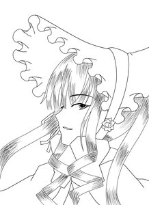 Rating: Safe Score: 0 Tags: 1girl bangs bonnet earrings eyebrows_visible_through_hair frills greyscale image jewelry long_hair looking_at_viewer monochrome shinku smile solo striped User: admin