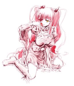 Rating: Safe Score: 0 Tags: 1girl boots breasts commentary_request dress flower flower_over_eye food fruit hair_flower hair_ornament image kirakishou knee_boots large_breasts long_hair monochrome pink_hair rozen_maiden sitting solo strawberry striped tongue tousen twintails vertical_stripes very_long_hair yellow_eyes User: admin