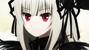 Rating: Safe Score: 3 Tags: 1girl bangs black_ribbon closed_mouth detached_collar dress eyebrows_visible_through_hair hair_ribbon image long_hair looking_at_viewer portrait red_eyes ribbon solo suigintou User: admin