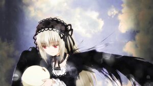 Rating: Safe Score: 0 Tags: 1girl auto_tagged bangs black_ribbon black_wings cloud cloudy_sky detached_collar dress frills hairband image long_hair long_sleeves looking_at_viewer outdoors red_eyes ribbon silver_hair sky smile solo suigintou very_long_hair wings User: admin