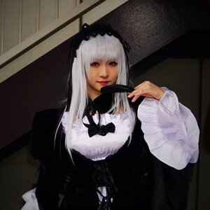 Rating: Safe Score: 0 Tags: 1girl 3d bangs black_ribbon closed_mouth frills gothic_lolita lips lolita_fashion long_hair long_sleeves looking_at_viewer solo suigintou upper_body white_hair User: admin