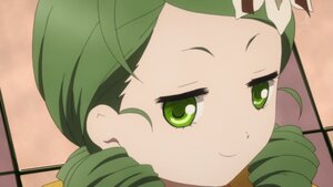 Rating: Safe Score: 0 Tags: 1girl closed_mouth face flower green_eyes green_hair image kanaria looking_at_viewer smile solo User: admin