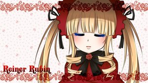 Rating: Safe Score: 0 Tags: 1girl blonde_hair blush bonnet bow closed_eyes dress drill_hair flower image lace long_hair ribbon rose shinku solo twintails User: admin