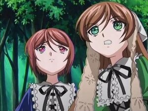 Rating: Safe Score: 0 Tags: 2girls black_ribbon brown_hair dress frills green_dress green_eyes image long_hair long_sleeves multiple_girls neck_ribbon outdoors pair ribbon short_hair siblings sisters souseiseki suiseiseki tree twins User: admin