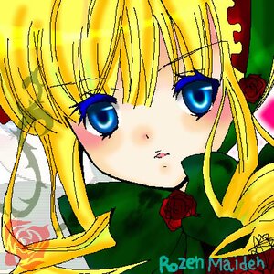 Rating: Safe Score: 0 Tags: 1girl blonde_hair blue_eyes blush drill_hair face flower image long_hair looking_at_viewer pink_rose portrait red_flower red_rose rose shinku solo User: admin