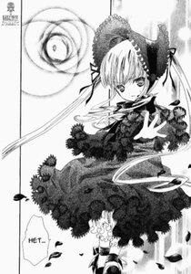 Rating: Safe Score: 0 Tags: 1girl auto_tagged dress greyscale image long_hair long_sleeves looking_at_viewer monochrome shinku solo suigintou twintails User: admin