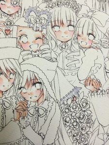 Rating: Safe Score: 0 Tags: 6+girls blush bouquet bow dress drill_hair flower frills hands_clasped hat hina_ichigo holding_hands image interlocked_fingers kanaria long_hair long_sleeves monochrome multiple multiple_girls one_eye_closed own_hands_together rose shinku smile souseiseki suigintou suiseiseki tagme tears twin_drills User: admin
