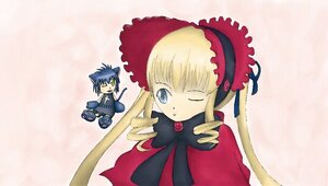 Rating: Safe Score: 0 Tags: 2girls animal_ears blonde_hair blue_eyes blue_hair bonnet bow cat_ears cat_tail dress drill_hair flower image long_hair long_sleeves looking_at_viewer multiple_girls one_eye_closed red_dress rose shinku solo twin_drills User: admin