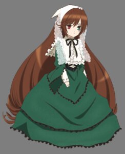 Rating: Safe Score: 0 Tags: 1girl black_ribbon brown_hair dress frills full_body green_dress green_eyes heterochromia image long_hair long_sleeves looking_at_viewer red_eyes ribbon solo suiseiseki transparent_background very_long_hair User: admin