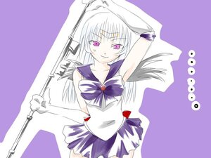 Rating: Safe Score: 0 Tags: 1girl back_bow bow choker elbow_gloves gloves holding_staff image long_hair magical_girl polearm purple_background purple_bow purple_eyes purple_skirt purple_theme sailor_collar sailor_saturn sailor_senshi_uniform skirt smile solo staff suigintou weapon white_gloves User: admin