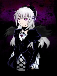 Rating: Safe Score: 0 Tags: 1girl auto_tagged black_dress black_wings detached_collar dress frills hairband image long_hair long_sleeves looking_at_viewer pink_eyes silver_hair smile solo suigintou wings User: admin