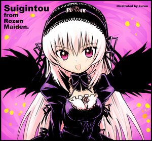 Rating: Safe Score: 0 Tags: 1girl :d black_dress black_wings dress feathered_wings flower frills hairband image kuropan_(crow_panther) long_hair long_sleeves looking_at_viewer open_mouth pink_eyes puffy_sleeves rozen_maiden silver_hair smile solo suigintou wings User: admin