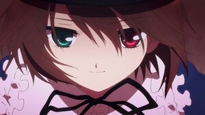 Rating: Safe Score: 0 Tags: 1girl black_ribbon brown_hair close-up closed_mouth face frills hat image looking_at_viewer neck_ribbon ribbon short_hair smile solo souseiseki User: admin