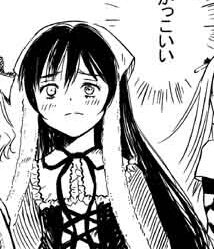 Rating: Safe Score: 0 Tags: 1girl blush closed_mouth greyscale image long_hair looking_at_viewer monochrome solo suiseiseki upper_body User: admin