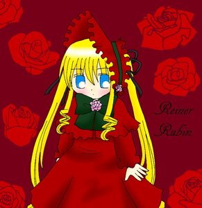 Rating: Safe Score: 0 Tags: 1girl blonde_hair blue_eyes bonnet bow bowtie camellia dress drill_hair flower green_bow hat image long_hair long_sleeves looking_at_viewer pink_flower pink_rose red_flower red_rose red_theme rose rose_petals shinku simple_background solo thorns twintails yellow_rose User: admin