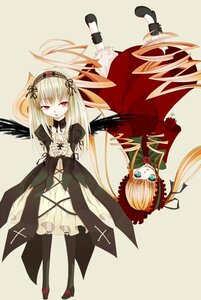 Rating: Safe Score: 0 Tags: 2girls blonde_hair blue_eyes bow dress frills full_body image long_hair long_sleeves looking_at_viewer multiple_girls pair red_dress red_eyes shinku shoes simple_background suigintou twintails User: admin