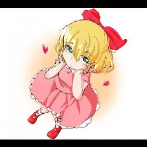 Rating: Safe Score: 0 Tags: 1girl blonde_hair bow dress full_body hair_bow hinaichigo image letterboxed looking_at_viewer red_footwear shoes short_hair socks solo User: admin