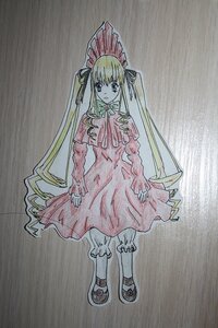 Rating: Safe Score: 0 Tags: 1girl auto_tagged blonde_hair bloomers blue_eyes bonnet bow bowtie dress drill_hair expressionless full_body image long_hair long_sleeves looking_at_viewer rain red_dress shinku shoes sitting solo standing traditional_media twintails underwear very_long_hair User: admin