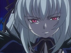 Rating: Safe Score: 0 Tags: 1girl closed_mouth eyebrows_visible_through_hair image long_hair looking_at_viewer ribbon solo suigintou User: admin