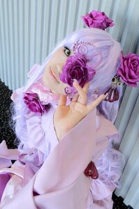 Rating: Safe Score: 0 Tags: 1girl barasuishou dress eyepatch flower hair_flower hair_ornament long_hair purple_flower purple_rose rose solo User: admin