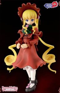 Rating: Safe Score: 0 Tags: 1girl blonde_hair blue_eyes bonnet bow bowtie doll dress flower full_body green_bow long_hair long_sleeves looking_at_viewer red_dress shinku sidelocks simple_background solo standing twintails very_long_hair User: admin