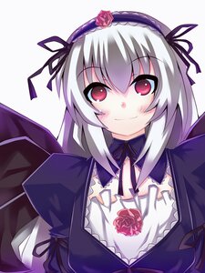 Rating: Safe Score: 0 Tags: 1girl bad_id bad_pixiv_id blush detached_collar dress flower frills hairband image komaki long_hair looking_at_viewer photoshop_(medium) pink_eyes red_eyes red_flower red_rose ribbon rose rozen_maiden silver_hair smile solo suigintou upper_body wings User: admin