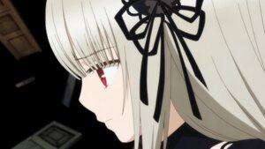 Rating: Safe Score: 0 Tags: 1girl bangs black_ribbon closed_mouth eyebrows_visible_through_hair face hair_ribbon image long_hair portrait profile red_eyes ribbon simple_background solo suigintou User: admin