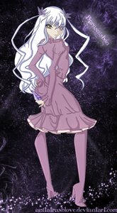 Rating: Safe Score: 0 Tags: 1girl barasuishou boots dress full_body high_heels image long_hair looking_at_viewer ribbon sky solo space standing star_(sky) starry_sky white_hair yellow_eyes User: admin
