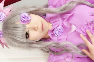 Rating: Safe Score: 0 Tags: 1girl barasuishou blue_rose eyepatch flower lips long_hair pink_flower pink_rose purple_flower purple_rose rose solo thorns white_rose User: admin