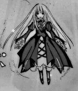 Rating: Safe Score: 0 Tags: 1girl dress greyscale image long_hair monochrome solo standing suigintou very_long_hair User: admin