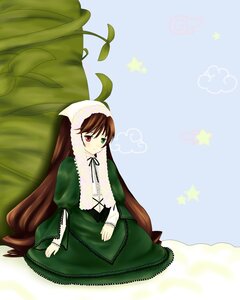 Rating: Safe Score: 0 Tags: 1girl auto_tagged brown_hair dress frills green_dress green_eyes heterochromia image long_hair long_sleeves looking_at_viewer plant red_eyes sitting solo star_(symbol) striped striped_background suiseiseki twintails very_long_hair watering_can User: admin