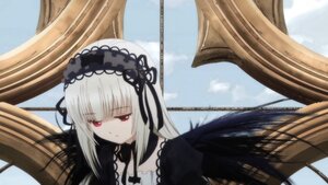 Rating: Safe Score: 0 Tags: 1girl auto_tagged bangs black_ribbon black_wings detached_collar dress flower frills hairband image long_hair long_sleeves red_eyes ribbon rose silver_hair sky solo suigintou wings User: admin
