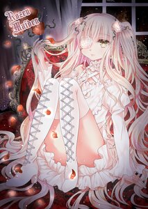 Rating: Safe Score: 0 Tags: 1girl boots cross-laced_footwear dress eyepatch flower frills hair_flower image kirakishou long_hair petals pink_hair rose sitting solo thighhighs two_side_up very_long_hair white_dress white_flower yellow_eyes User: admin