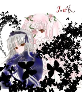 Rating: Safe Score: 0 Tags: 2girls blue_butterfly blurry bug butterfly butterfly_hair_ornament depth_of_field dress flower frills image insect kirakishou long_hair long_sleeves looking_at_viewer multiple_girls pair red_eyes silver_hair smile suigintou wings User: admin