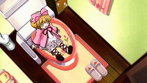 Rating: Safe Score: 0 Tags: 1girl bangs blonde_hair bow cup dress food frills from_above green_eyes hair_bow hina_ichigo hinaichigo image indoors long_sleeves open_mouth pink_bow pink_dress pink_footwear shoes short_hair solo table tea teacup white_legwear User: admin