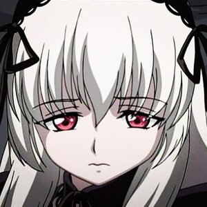 Rating: Safe Score: 0 Tags: 1girl bangs black_ribbon closed_mouth dress eyebrows_visible_through_hair frown hair_ribbon image long_hair looking_at_viewer red_eyes ribbon simple_background solo suigintou white_background User: admin