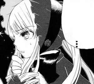 Rating: Safe Score: 0 Tags: 1girl bow drill_hair greyscale image long_hair monochrome profile shinku solo sparkle User: admin