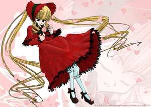 Rating: Safe Score: 0 Tags: 1girl blonde_hair bloomers blue_eyes bonnet bow bowtie cup dress flower full_body image long_hair long_sleeves petals red_dress rose_petals shinku shoes solo twintails underwear very_long_hair User: admin