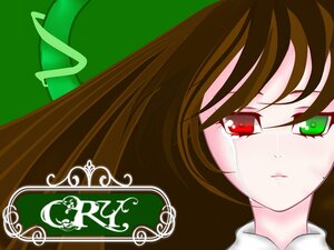 Rating: Safe Score: 0 Tags: 1girl auto_tagged bangs brown_hair collared_shirt crying crying_with_eyes_open expressionless green_background green_eyes heterochromia image looking_at_viewer portrait red_eyes short_hair simple_background solo suiseiseki tears User: admin