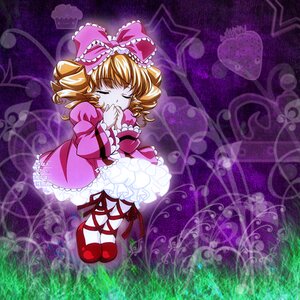 Rating: Safe Score: 0 Tags: 1girl blonde_hair bow closed_eyes dress drill_hair frills hair_bow hina_ichigo hinaichigo image long_sleeves pink_bow ribbon shoes short_hair solo tears User: admin