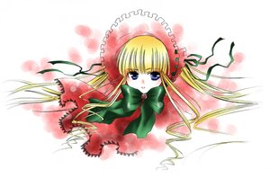 Rating: Safe Score: 0 Tags: 1girl blonde_hair blue_eyes bonnet bow bowtie dress full_body green_bow image long_hair long_sleeves looking_at_viewer red_dress shinku simple_background solo twintails very_long_hair white_background User: admin