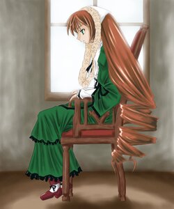 Rating: Safe Score: 0 Tags: 1girl artist_request brown_hair dress drill_hair frills full_body green_dress green_eyes high_heels image long_hair long_sleeves pantyhose rozen_maiden shoes sitting solo suiseiseki twin_drills very_long_hair User: admin