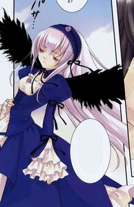 Rating: Safe Score: 0 Tags: 1girl black_ribbon black_wings dress feathers flower frills hairband image juliet_sleeves long_hair long_sleeves looking_at_viewer puffy_sleeves ribbon rose solo suigintou very_long_hair wings User: admin