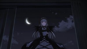 Rating: Safe Score: 0 Tags: 1girl bangs black_dress closed_mouth cloud crescent_moon dress eyebrows_visible_through_hair flower frills gothic_lolita hairband image lolita_fashion long_hair long_sleeves looking_at_viewer moon night red_eyes rose sky smile solo suigintou very_long_hair User: admin