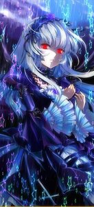 Rating: Safe Score: 0 Tags: 1girl auto_tagged black_dress dress flower frilled_sleeves frills gothic_lolita hairband image lolita_fashion long_hair long_sleeves red_eyes rose silver_hair solo suigintou water User: admin